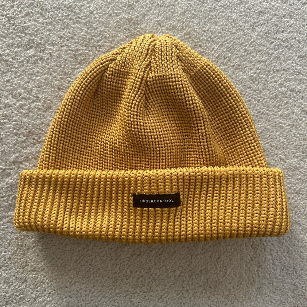 NWOT Undercontrol Mustard Beanie